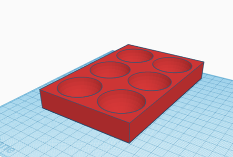 ping pong palla titolare supporto 3d print model - Mito3D