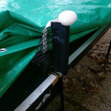 ping pong net post topper protect tarps home outdoor garden table tennis stiga pingpong 3d print model - Mito3D