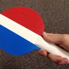 ping pong paddle various sport outdoors tennis table 3d print model - Mito3D