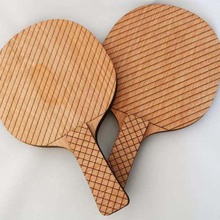 ping pong paddles laser cut game toy sports sport cutter lasercut 3d print model - Mito3D