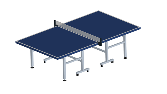 ping pong table - sport play ball 3d print model - Mito3D