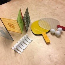 ping pong table tennis game 3d print model - Mito3D