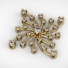 pingente brinco jóias 3d print model - Mito3D
