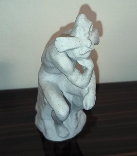 ping Arte pensador Rodin obrero Sonic pingas 3d print model - Mito3D