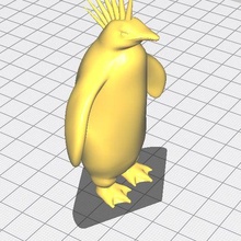 ping punk pinguino 3d print model - Mito3D