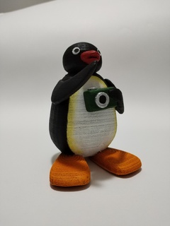 pingu pingüino juguete figura dibujos animados toon os serie 90 3d print model - Mito3D