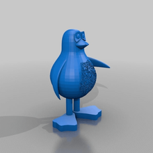 pinguin standing art models 3d print model - Mito3D