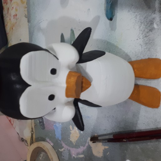 pinguino chilly willy art animale giocattolo 3D print model - Mito3D