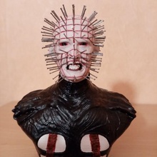 pinhead cenobite art hellraiser film horror bust 3d print model - Mito3D