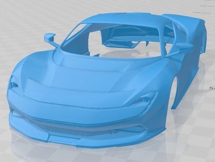 pininfarina battista 2020 printable body car slot scalextric tamiya rc miniz hobby micro 3d print model - Mito3D
