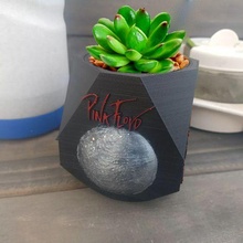pink floyd flower pot 3d print model - Mito3D