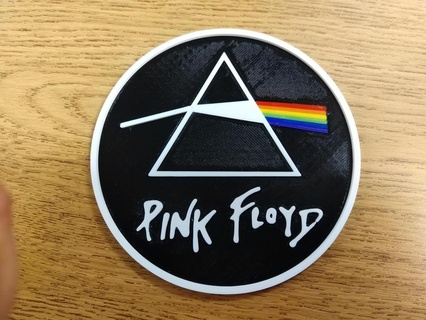 rosado Floyd logo 28mm señales logos 3d print model - Mito3D