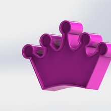 rosado LED corona Encendiendo Moda princesa ligero mesa viral 3d print model - Mito3D