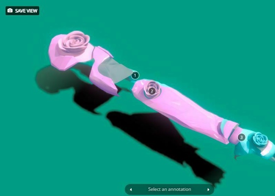 rosa protesica braccio pelle cerniera lampo ragazza 1 arm skin fai personalizzabile modificabile indossabile attaccabile moderno affettare necessario specifiche moda esterno flexi 3d print model - Mito3D