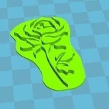 rose tattoo la maison de fleur nature 3d print model - Mito3D