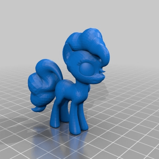 pinkie pie pony my little pi toy_game_accessories 3D print model - Mito3D
