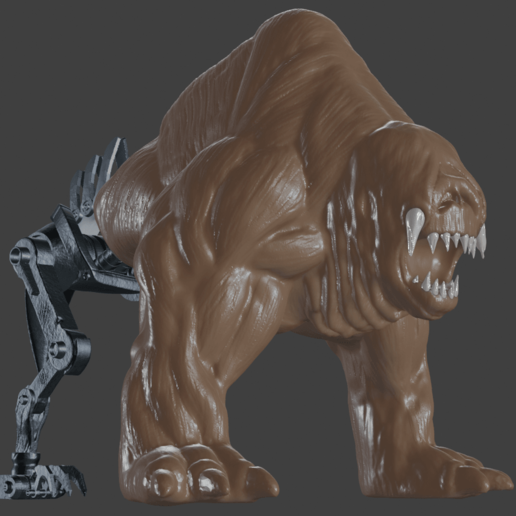 pinky demon doom 3 game monster videogame 3D print model - Mito3D