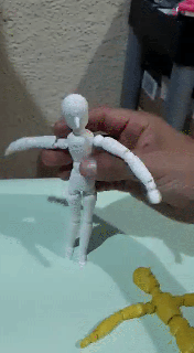 Pinokyo oyuncak esnek mafsallı kolay 3d print model - Mito3D