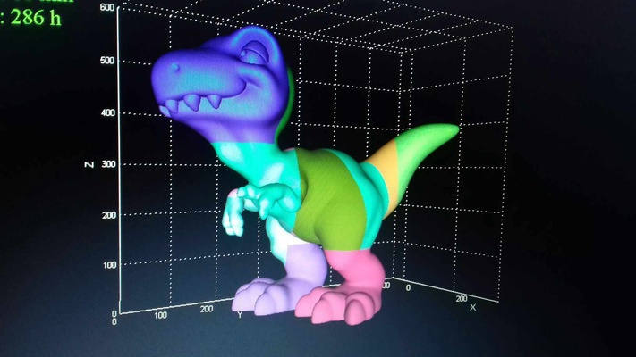épingler dinosaure jouet 50 centime tres 3d print model - Mito3D