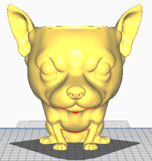 pinscher dog funko planter dog pinscher pot dog  3d print model - Mito3D