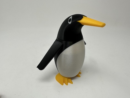 pinwalker penguin pin walking autodesk fusion 360 ultimaker 3d print model - Mito3D