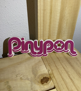 Pinipon logotipo 3d print model - Mito3D