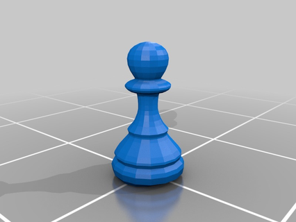 pion fracaso juego fracasos ajedrez tablero juegos 3d print model - Mito3D