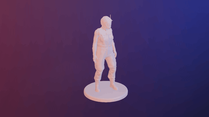 pioniere figura + caschi soddisfacente gioco puntello 3d stampa figurina doggo lucertola scout caffè saldatore b 374 casco spazio 3d print model - Mito3D