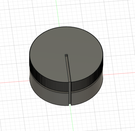 pioniere kex 73 macchina radio volume pomello parti incl 3D print model - Mito3D