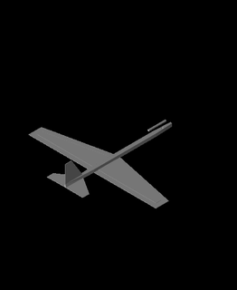 Pip Segelflugzeug Gummi Band Startprogramm kleben erforderlich v2stl 3d print model - Mito3D