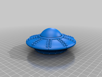 pip ufo v20 kıpır spinner oyun yabancı baskı yeri toy_game_accessories 3d print model - Mito3D