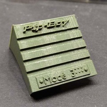 pip-boy 3000 remix logo model number added game toy accessories pipboy fallout 3 3d print model - Mito3D
