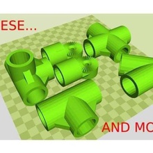 pipe building kit gadget kids toy fun build pvc emt 3d print model - Mito3D