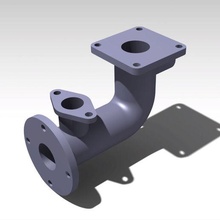 pipe flange 3d print model - Mito3D