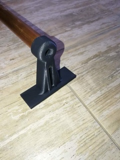 pipe handle 3d print model - Mito3D