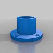 tubo suporte personalizado casa 3d print model - Mito3D