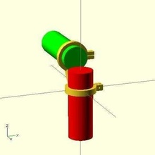 tubo suporte faça 3d print model - Mito3D