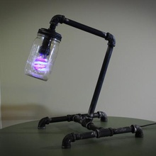 tubo da lâmpada a casa pipelamp steampunk 3d print model - Mito3D