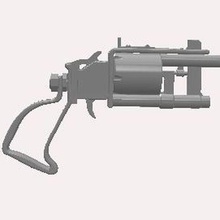 pipe revolver fallout vault dweller rifle video games bethesda pip boy vegas 76 wasteland 3d print model - Mito3D