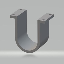 Rohr-support-Kragen verschiedene 3d print model - Mito3D
