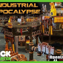 pipe system kickstarter architecture dungeons dragons kill team necromunda wargaming buildings structures 3d print model - Mito3D