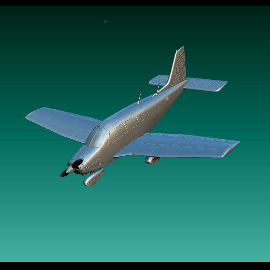 cornemuseur pa 28 161 guerrier avion Avions pilotes Célibataire moteur objets collection aviation double aéroport 3d print model - Mito3D