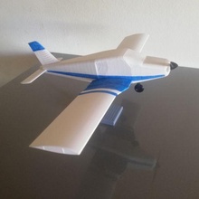 piper pa-28 cherokee 3d print model - Mito3D
