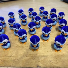 piplup - pokemon 393 art low poly multi-color multicolor multimaterial figures go toy creatures 3d print model - Mito3D
