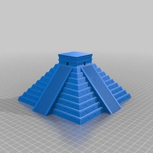 pirâmide chichen itza arte 3d print model - Mito3D