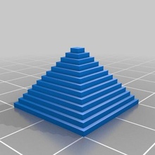 piramide tester modèle outil étalonnage 3d impression tests 3d print model - Mito3D