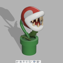 piranha planta jogo 3d print model - Mito3D