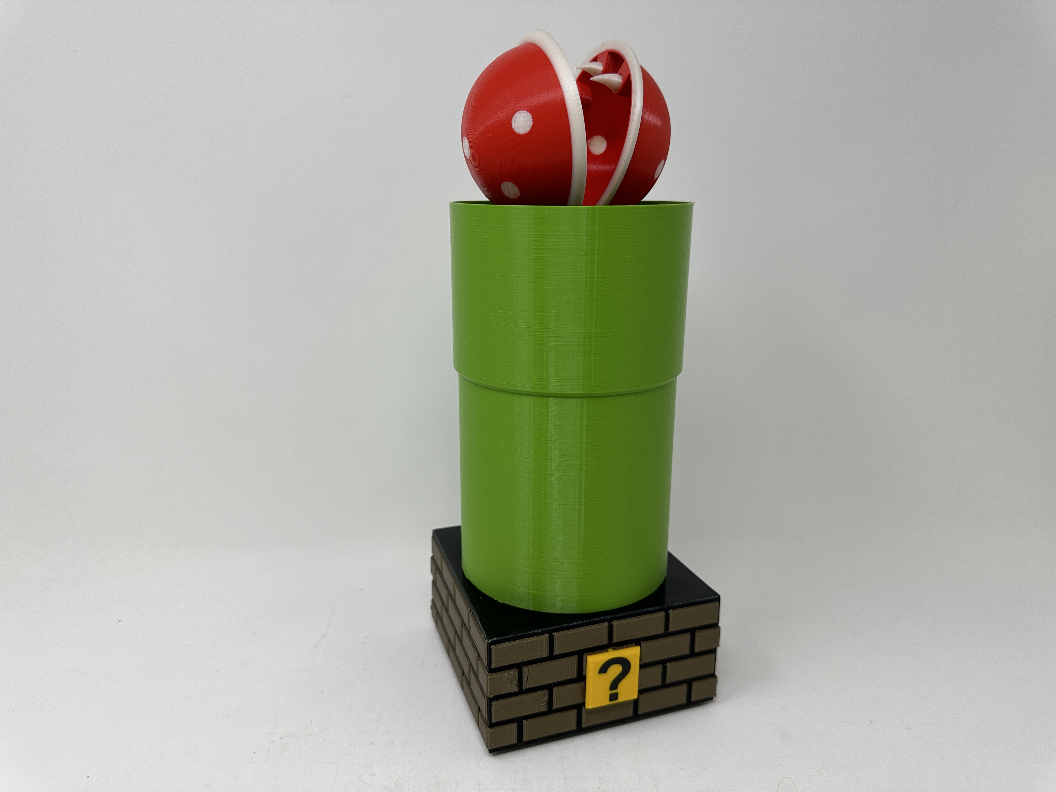 pirana bitki gadget mario autodesk füzyon 360 ultimaker 3D print model - Mito3D