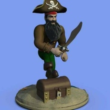 pirata pirati giocattolo toy_game_accessories 3d print model - Mito3D