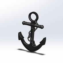 pirate anchor jewelry hacker 3d print model - Mito3D